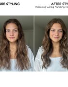 Bumble and Bumble Thickening Go Big Plumping Treatment спрей за обем за финално оформяне на прическа със сешоар 250 мл.