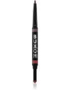 Buxom FLIP SIDE DUAL-ENDED EYELINER & SHADOW кремообразни сенки за очи и очна линия с молив цвят Burgundy Bestie 0.78 гр.
