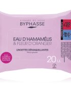 BYPHASSE Eau D Hamamelis кърпички за почистване на грим 20 бр.