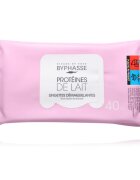 BYPHASSE Proteines De Lait кърпички за почистване на грим за лице 40 бр.