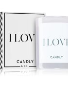 Candly & Co. I Love ароматна свещ 250 гр.