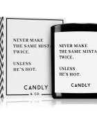 Candly & Co. Never make the same mistake twice ароматна свещ 250 гр.