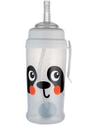 Canpol Babies BabiesBoo Sport Cup спортна бутилка със сламка с тежест Panda 1 бр.