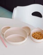 Canpol Babies Bear разделена чиния с вендуза Beige 1 бр.