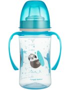 Canpol Babies Exotic Animals преходна чаша с дръжки 6+ m Blue 1 бр.