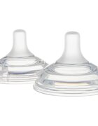 Canpol Babies Natural Shape биберон за шише 6m+ 2 бр.