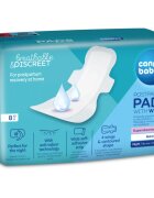 Canpol Babies Postpartum Pads With Wings дамски превръзки за след раждане за нощ 8 бр.