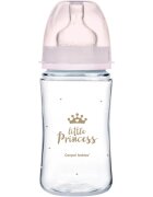 Canpol Babies Royal Baby бебешко шише 3m+ Pink 1 бр.