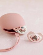 Canpol Babies Silicone Soother Case кутийка за биберон Pink 1 бр.