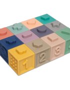 Canpol Babies Small Toys меки сензорни кубчета за игра 6m+ 12 бр.