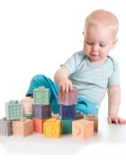 Canpol Babies Small Toys меки сензорни кубчета за игра 6m+ 12 бр.