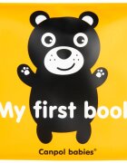 Canpol Babies Soft Playbook контрастна образователна книжка със свирка 1 бр.