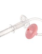 Canpol Babies Straw силиконова сламка с тежест Pink 1 бр.
