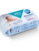 Canpol Babies Wet Wipes 99% Water нежни мокри кърпички за бебета 60 бр.