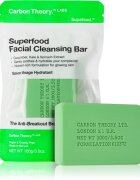 Carbon Theory Facial Cleansing Bar Superfood почистващ сапун за лице Green 100 гр.