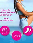 Carefree Cotton Flexiform дамски превръзки без парфюм 56 бр.