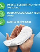 Carefree Cotton Flexiform дамски превръзки без парфюм 56 бр.