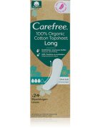Carefree Organic Cotton Long дамски превръзки 24 бр.