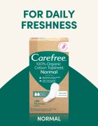 Carefree Organic Cotton Normal дамски превръзки 30 бр.
