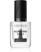 Catrice Allround 2-in-1 основа и топ лак за нокти 2 в 1 транспарентен 10.5 мл.