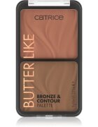 Catrice Butter Like Bronze & Contour контурираща палитра за лице с бронзър цвят 020 Shape It My Way 9 гр.