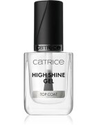 Catrice High Shine Gel Top Coat финален лак за съвършена защита и интензивен блясък 10.5 мл.