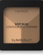 Catrice Soft Blur Contour Trio Powder контурираща палитра за лице с матиращ ефект цвят C020 Neutral Harmony 10 гр.