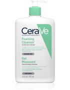 CeraVe Cleansers Foaming Cleanser пенлив почистващ гел за нормална към мазна кожа 976 мл.