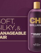 CHI Brilliance Optimum Moisture Shampoo хидратиращ шампоан за блясък и мекота на косата 355 мл.