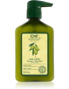 CHI Olive Naturals Hair & Body Shampoo шампоан и душ гел с маслинено олио 2в1 340 мл.