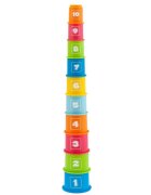 Chicco 2 in 1 Stacking Cups чашки за редене 9m+ 10 бр.