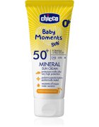 Chicco Baby Moments Sun Mineral крем за тен за деца SPF 50+ 0 m+ 75 мл.