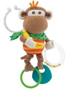 Chicco Baby Senses Monkey гризалка с дрънкалка 1 бр.