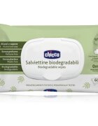 Chicco Biodegradable Baby Wipes нежни мокри кърпички за бебета 60 бр.