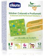 Chicco Natural Colored and Perfumed Stickers лепенки против насекоми 3 y+ 12 бр.