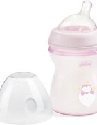 Chicco Natural Feeling Girl бебешко шише 2m+ 1 бр.