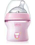 Chicco Natural Feeling Pink Girl бебешко шише 0 m+ 1 бр.