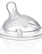 Chicco Natural Feeling Step-up биберон за шише 0m+ Slow 1 бр.