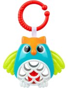 Chicco Owl Rattle контрастна играчка за окачане с дрънкалка 1 бр.