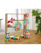 Chicco Owl Rattle контрастна играчка за окачане с дрънкалка 1 бр.