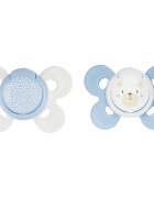 Chicco Physio Comfort 2-6 m биберон Boy-Bear/Dots 2 бр.