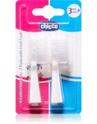Chicco Replaceable Brush Heads 3y+ резервни глави за четка за зъби 2 бр.