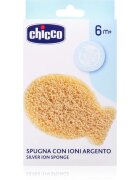 Chicco Silver Ion Sponge 6m+ детска гъба за миене със сребърни йони 1 бр.
