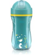 Chicco Sport Cup 14m+ чаша със сламка Teal 266 мл.