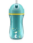 Chicco Sport Cup 14m+ чаша със сламка Teal 266 мл.