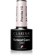 Claresa Extend Care 5 in 1 Provita основен лак за нокти с гел с регенериращ ефект цвят #3 5 гр.