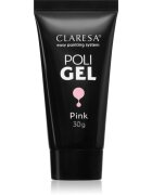Claresa Poli Gel гел за гел и акрилни нокти цвят Pink 30 гр.