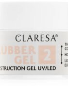 Claresa Rubber Gel Construction Gel UV/LED гел-лак за удължаване на ноктите цвят 2 12 гр.