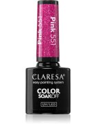 Claresa SoakOff UV/LED Color Balloon Journey гел лак за нокти цвят Pink 551 5 гр.