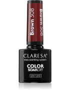 Claresa SoakOff UV/LED Color Brown гел лак за нокти цвят 308 5 гр.